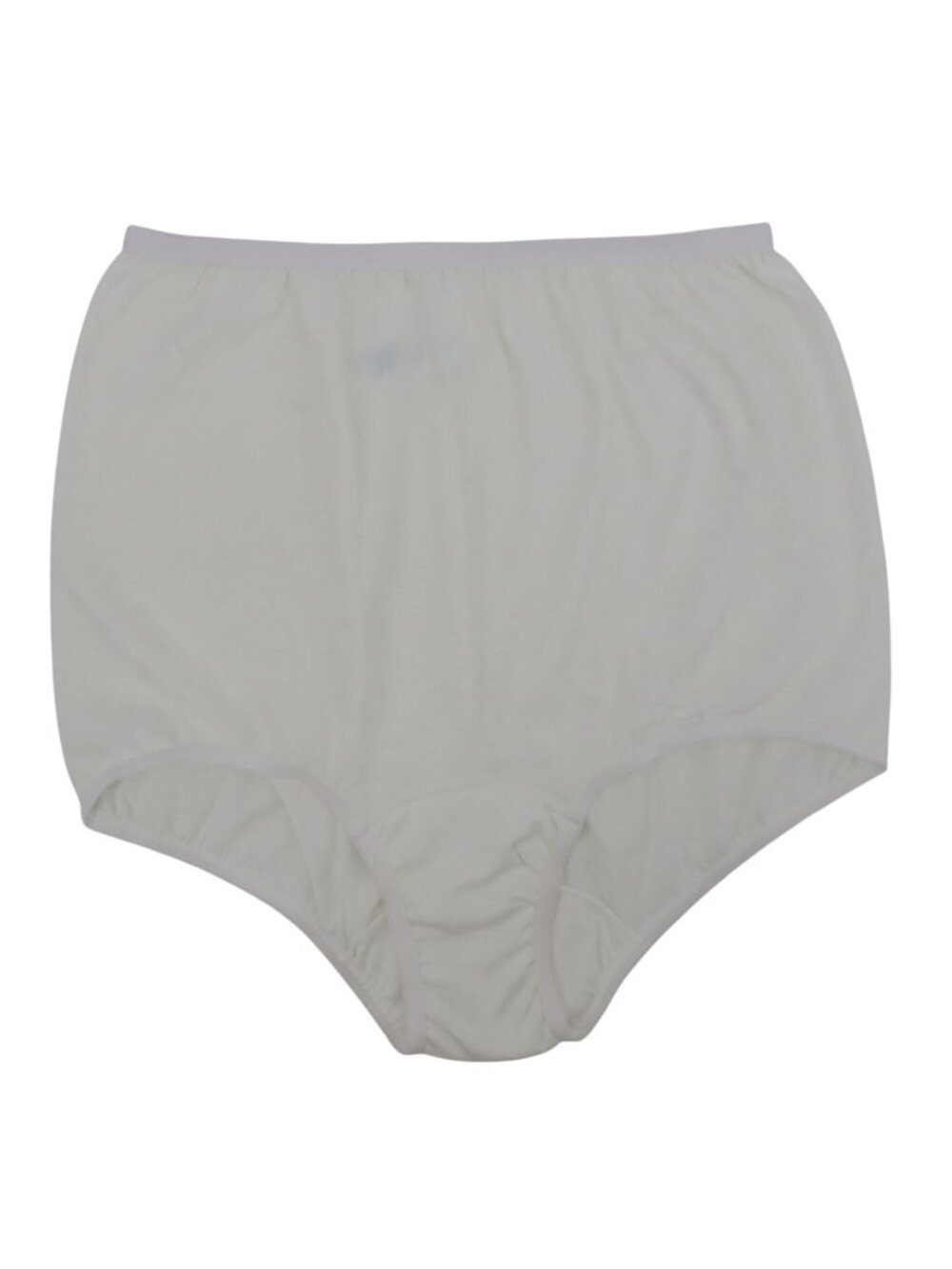 VTG Carole Women Size 8 Solid White All Cotton Panty Made in USA NEW Without Tag